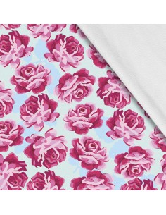 Softshell Stoff Polyester Zum Nähen- Motiv Blumen I SDX419