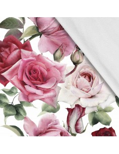 Softshell Stoff Polyester Zum Nähen- Motiv Blumen I SDX1271