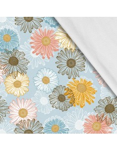 Softshell Stoff Polyester Zum Nähen- Motiv Blumen I SDX292