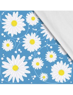 Softshell Stoff Polyester Zum Nähen- Motiv Blumen I SDX388