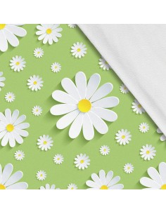 Softshell Stoff Polyester Zum Nähen- Motiv Blumen I SDX413