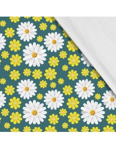 Softshell Stoff Polyester Zum Nähen- Motiv Blumen I SDX546