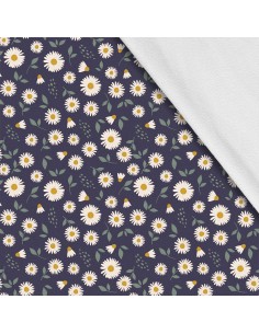 Softshell Stoff Polyester Zum Nähen- Motiv Blumen I SDX660
