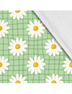 Softshell Stoff Polyester Zum Nähen- Motiv Blumen I SDX1013