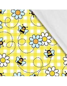 Softshell Stoff Polyester Zum Nähen- Motiv Blumen I SDX1090