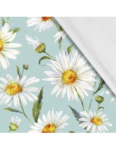 Softshell Stoff Polyester Zum Nähen- Motiv Blumen I SDX1264