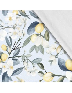 Softshell Stoff Polyester Zum Nähen- Motiv Zitronen I SDX2218