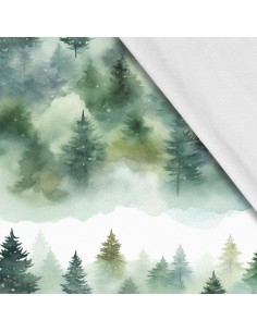 Softshell Stoff Polyester Zum Nähen- Motiv Landschaft I SDX2049