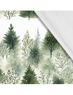 Softshell Stoff Polyester Zum Nähen- Motiv Landschaft I SDX2090