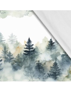 Softshell Stoff Polyester Zum Nähen- Motiv Landschaft I SDX2194