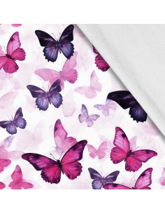 Softshell Stoff Polyester Zum Nähen- Motiv Schmetterlinge I SDX2944