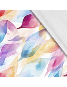 Softshell Stoff Polyester Zum Nähen- Motiv Abstraktion I SDX2382