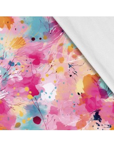 Softshell Stoff Polyester Zum Nähen- Motiv Abstraktion I SDX2509