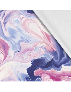Softshell Stoff Polyester Zum Nähen- Motiv Abstraktion I SDX2516