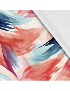 Softshell Stoff Polyester Zum Nähen- Motiv Abstraktion I SDX2563