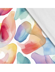 Softshell Stoff Polyester Zum Nähen- Motiv Abstraktion I SDX2594
