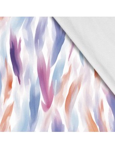 Softshell Stoff Polyester Zum Nähen- Motiv Abstraktion I SDX2609