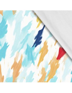 Softshell Stoff Polyester Zum Nähen- Motiv Abstraktion I SDX2827