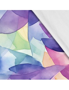 Softshell Stoff Polyester Zum Nähen- Motiv Abstraktion I SDX2858