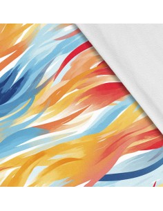 Softshell Stoff Polyester Zum Nähen- Motiv Abstraktion I SDX3001