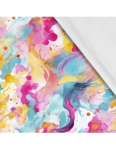 Softshell Stoff Polyester Zum Nähen- Motiv Abstraktion I SDX3033