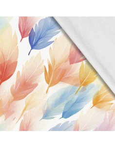 Softshell Stoff Polyester Zum Nähen- Motiv Gefieder I SDX2649