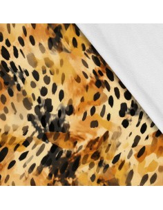 Softshell Stoff Polyester Zum Nähen- Motiv Tierdruck I SDX2265
