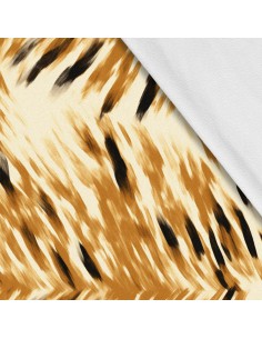 Softshell Stoff Polyester Zum Nähen- Motiv Tierdruck I SDX2335