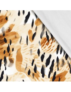 Softshell Stoff Polyester Zum Nähen- Motiv Tierdruck I SDX2908