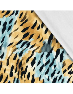 Softshell Stoff Polyester Zum Nähen- Motiv Tierdruck I SDX3014