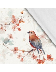 Softshell Stoff Polyester Zum Nähen- Motiv Vögel I SDX2749