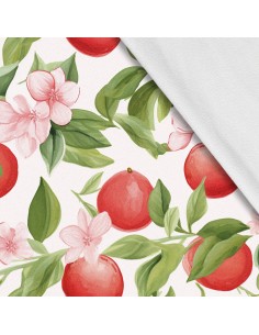 Softshell Stoff Polyester Zum Nähen- Motiv Frucht I SDX2495