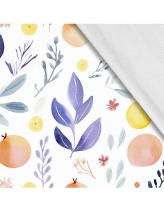Softshell Stoff Polyester Zum Nähen- Motiv Frucht I SDX2559