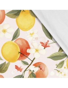Softshell Stoff Polyester Zum Nähen- Motiv Frucht I SDX2574
