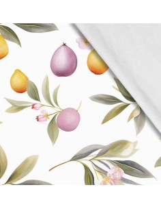Softshell Stoff Polyester Zum Nähen- Motiv Frucht I SDX2659