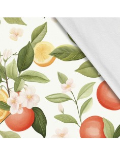 Softshell Stoff Polyester Zum Nähen- Motiv Frucht I SDX2820