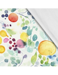 Softshell Stoff Polyester Zum Nähen- Motiv Frucht I SDX2980