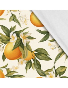 Softshell Stoff Polyester Zum Nähen- Motiv Frucht I SDX2988
