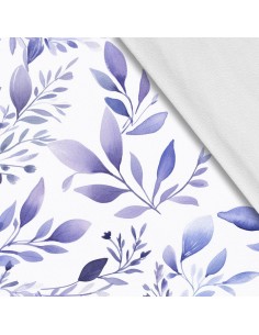 Softshell Stoff Polyester Zum Nähen- Motiv Blätter I SDX2142