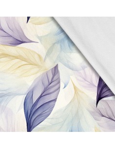 Softshell Stoff Polyester Zum Nähen- Motiv Blätter I SDX2469
