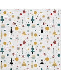OUTDOOR DEKOSTOFFE OXFORD - Motiv Weihnachtsferien | DX1880