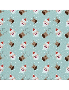 OUTDOOR DEKOSTOFFE OXFORD - Motiv Weihnachtsferien | DX1885