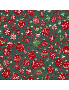OUTDOOR DEKOSTOFFE OXFORD - Motiv Weihnachtsferien | DX1889