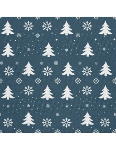 OUTDOOR DEKOSTOFFE OXFORD - Motiv Weihnachtsferien | DX1895
