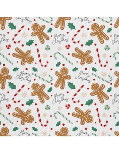 OUTDOOR DEKOSTOFFE OXFORD - Motiv Weihnachtsferien | DX1899