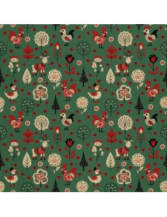 OUTDOOR DEKOSTOFFE OXFORD - Motiv Weihnachtsferien | DX1906