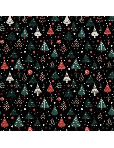 OUTDOOR DEKOSTOFFE OXFORD - Motiv Weihnachtsferien | DX1909
