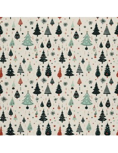 OUTDOOR DEKOSTOFFE OXFORD - Motiv Weihnachtsferien | DX1910