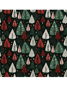 OUTDOOR DEKOSTOFFE OXFORD - Motiv Weihnachtsferien | DX1911