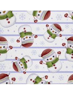 OUTDOOR DEKOSTOFFE OXFORD - Motiv Weihnachtsferien | DX1915